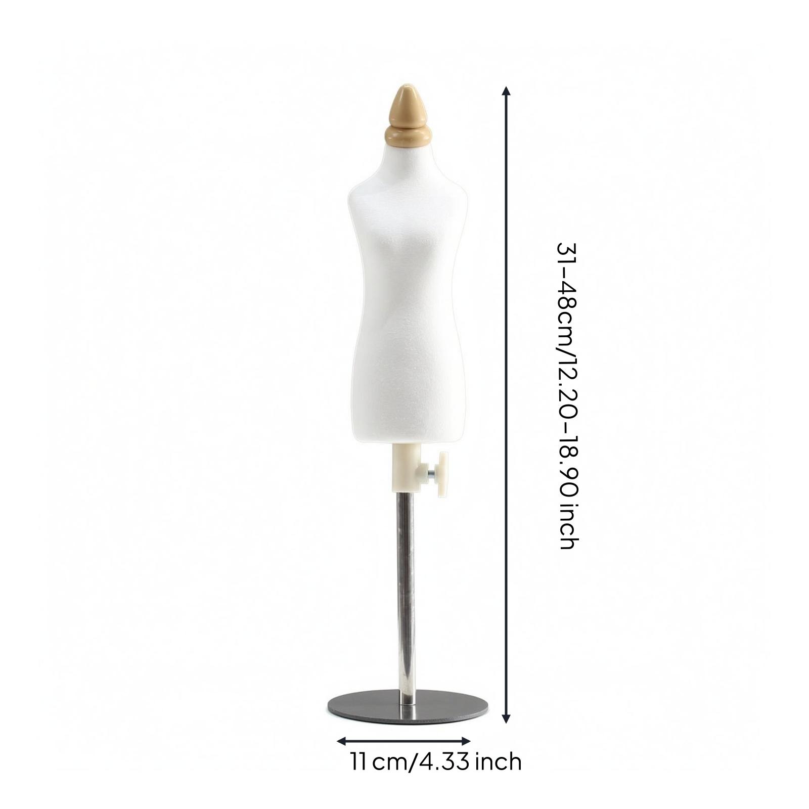 Dress Form Mannequin - Teaching Mannequin Mini Adjustable Dress Form
