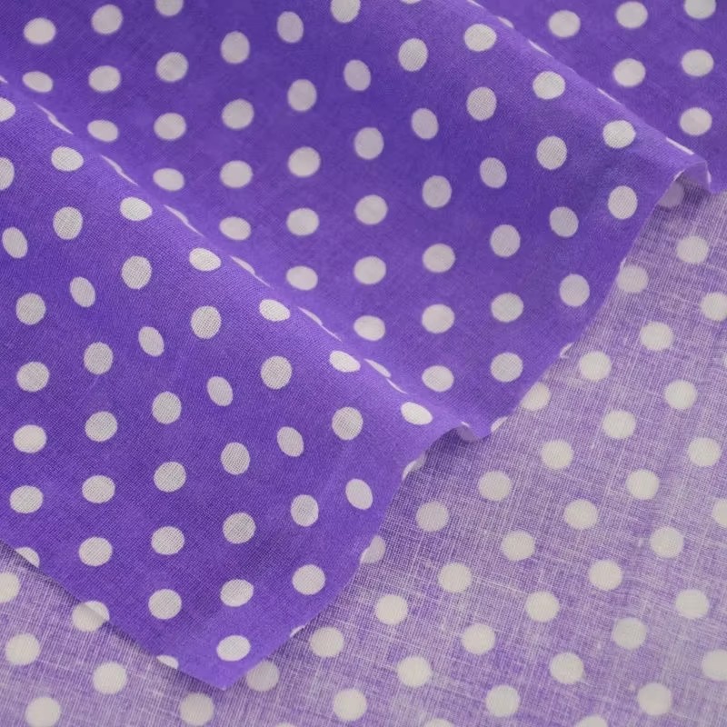 50X150CM White Orange Polka Do - Sewing In Textile 评论和价格