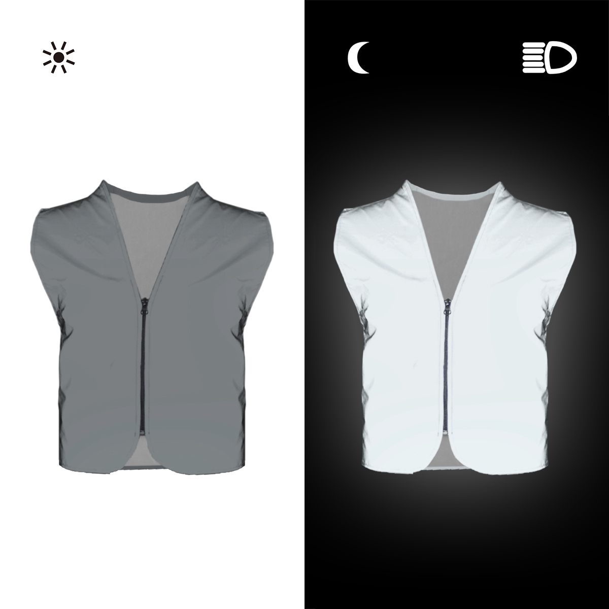 Salzmann Reflective Vest High  - Invisible Zip Fastener 评论和价格
