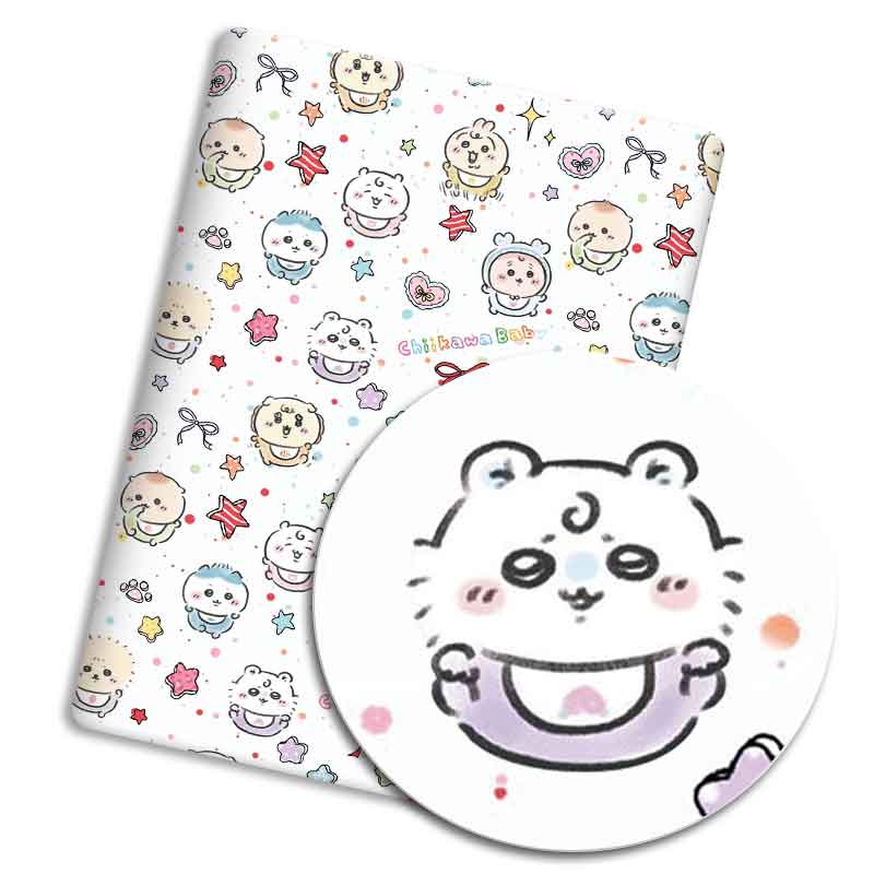 Cartoon Polyester fabric 140x5 - Sewing In Textile 评论和价格