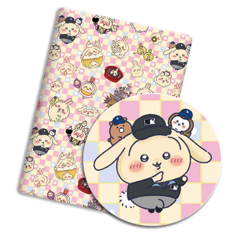Hot Cartoon fabric 140x50CM co - Sewing In Textile 评论和价格