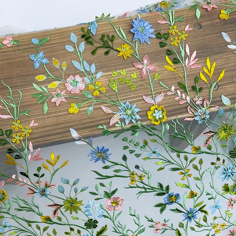 90x130cm Floral Vine Embroider - Sewing In Textile 评论和价格