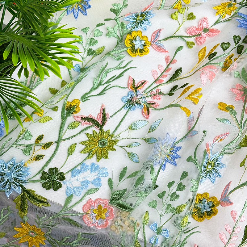 90x130cm Floral Vine Embroider - Sewing In Textile 评论和价格