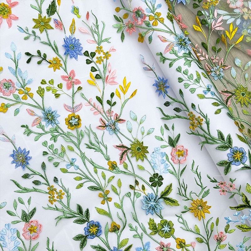 90x130cm Floral Vine Embroider - Sewing In Textile 评论和价格