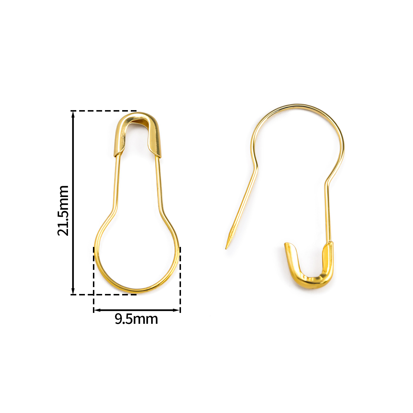 100Pcs/Lot Metal Gourd Safety  - Sewing Production 评论和价格