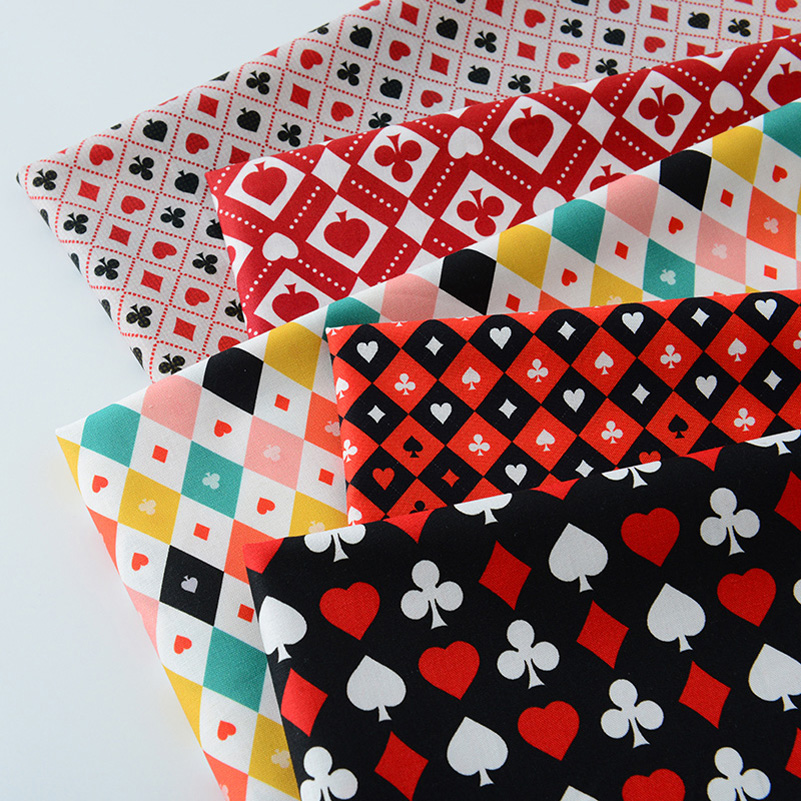 Ins Poker Element Cotton Digit - Sewing In Textile 评论和价格