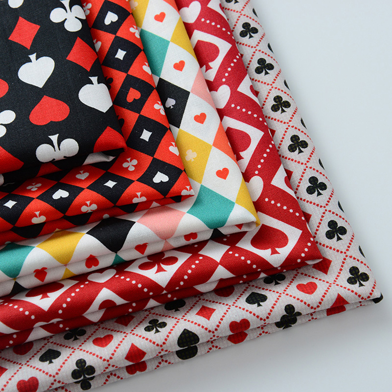 Ins Poker Element Cotton Digit - Sewing In Textile 评论和价格