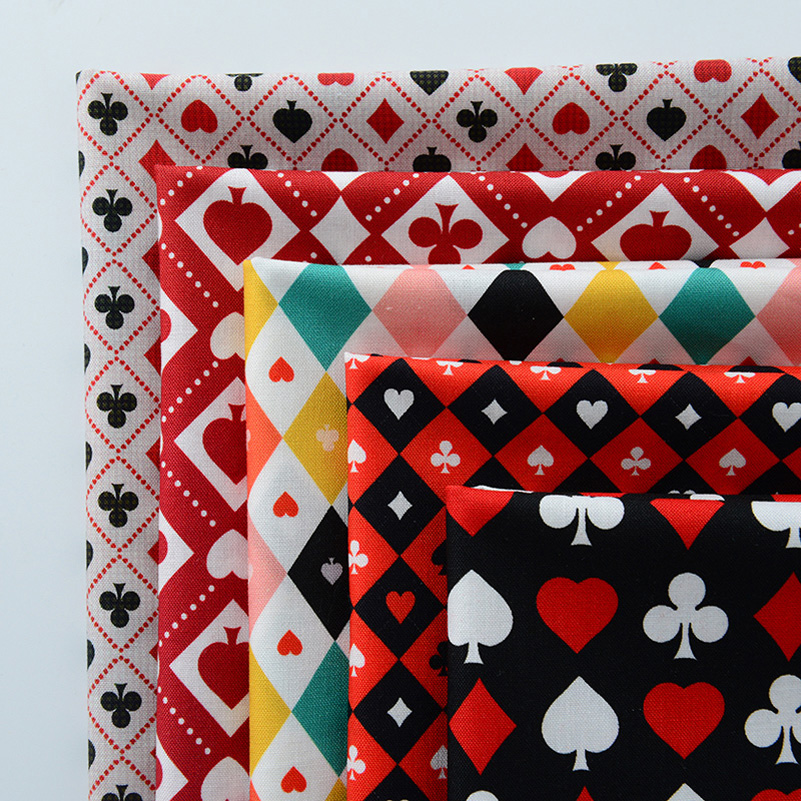Ins Poker Element Cotton Digit - Sewing In Textile 评论和价格