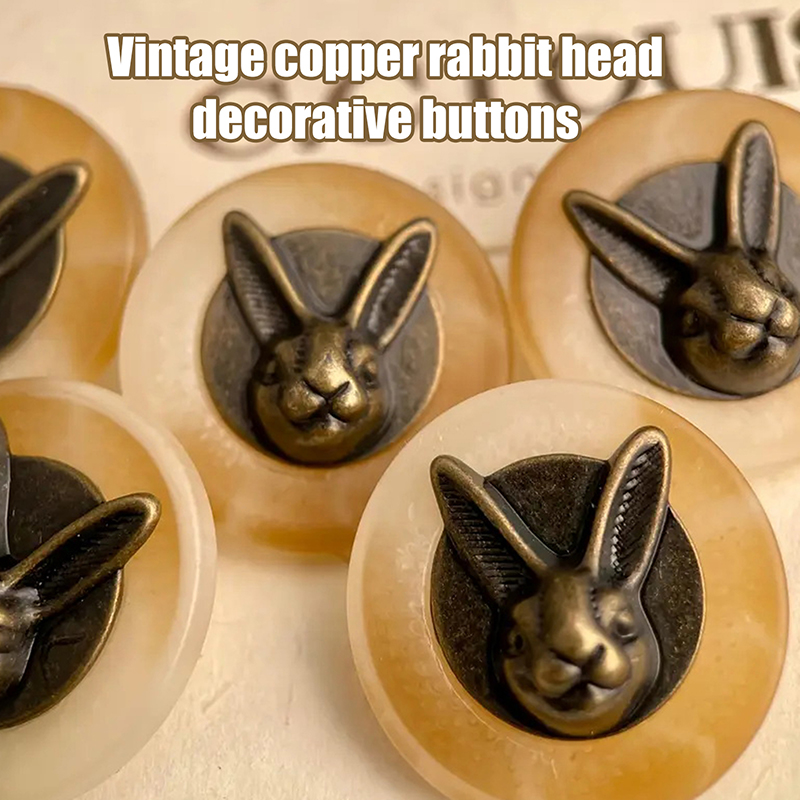 10pcs 25mm Vintage Copper Rabb - Sewing In Textile 评论和价格