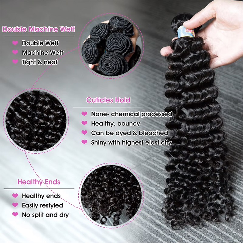 Real Human Hair Bundles Brazil - Sewing Technology 评论和价格