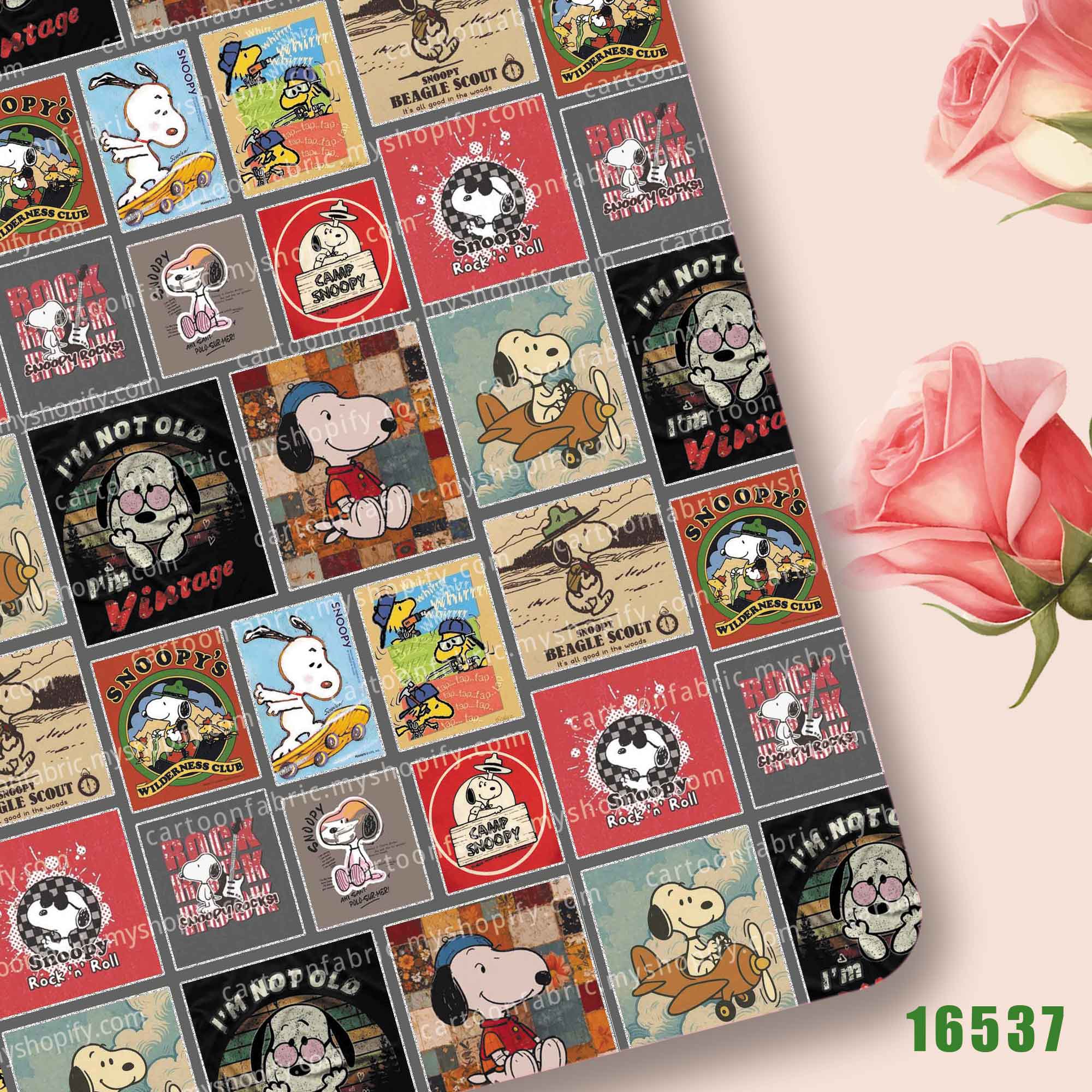 TAKARA TOMY Snoopy Fabric140x5 - Sewing In Textile 评论和价格