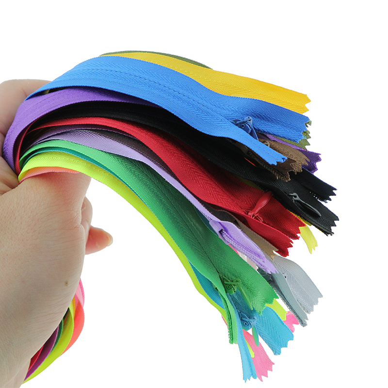 50PCS 6-24 Inch invisible zipp - Invisible Zip Fastener 评论和价格