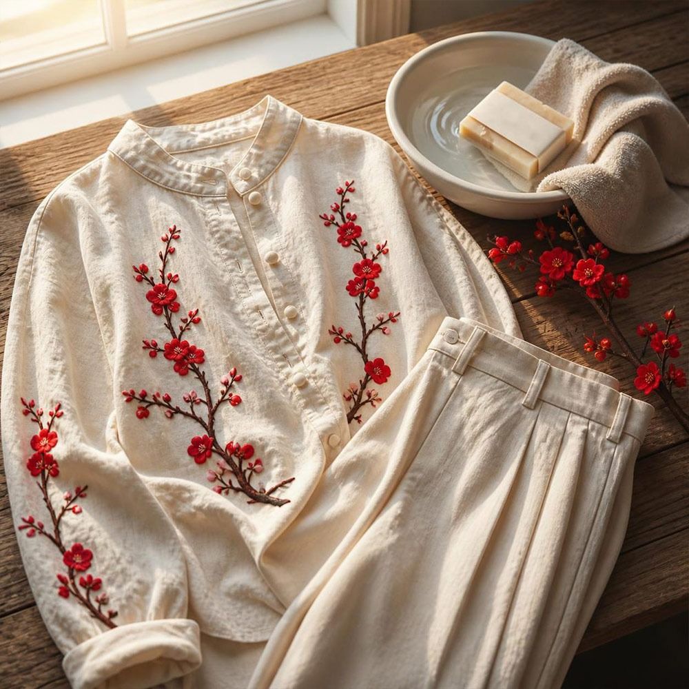 DIY Cherry Blossom Iron On Pat - Sewing In Textile 评论和价格