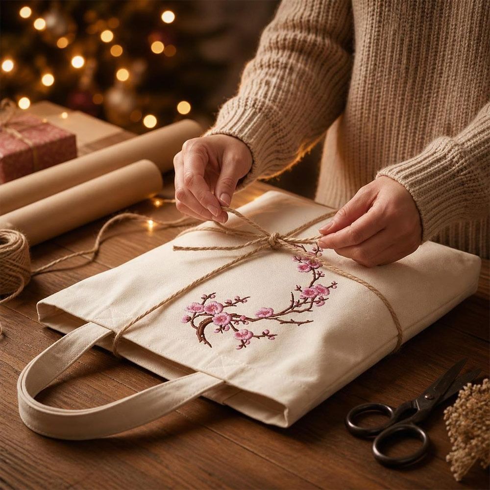 DIY Cherry Blossom Iron On Pat - Sewing In Textile 评论和价格