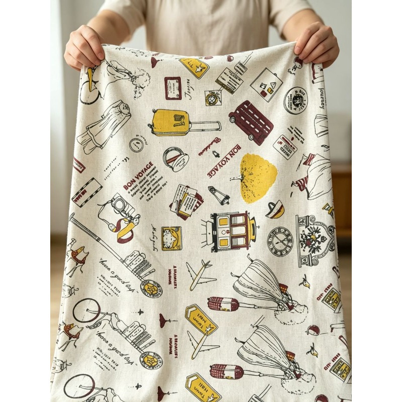 Mixed‑Blend Fabric with Girl P - Sewing In Textile 评论和价格