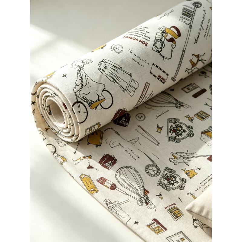 Mixed‑Blend Fabric with Girl P - Sewing In Textile 评论和价格
