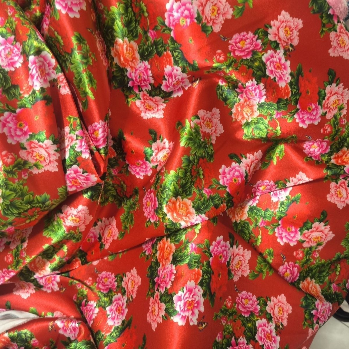 Satin Fabric Cloth without Ove - Sewing In Textile 评论和价格